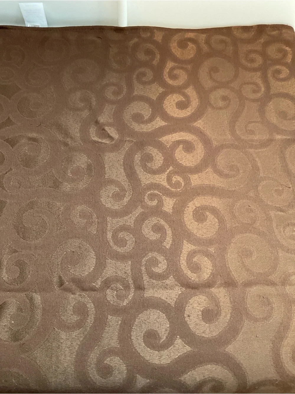 Brown Swirl Table Cloth